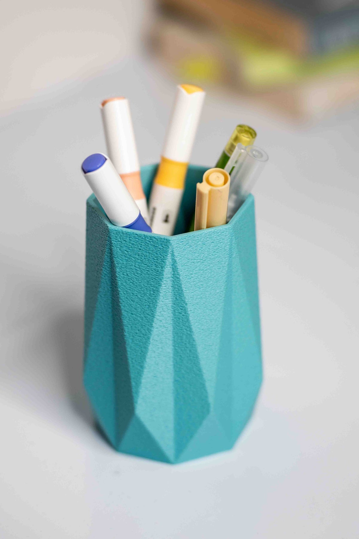 3D Printed Geometric Fuzzy Pen Stand