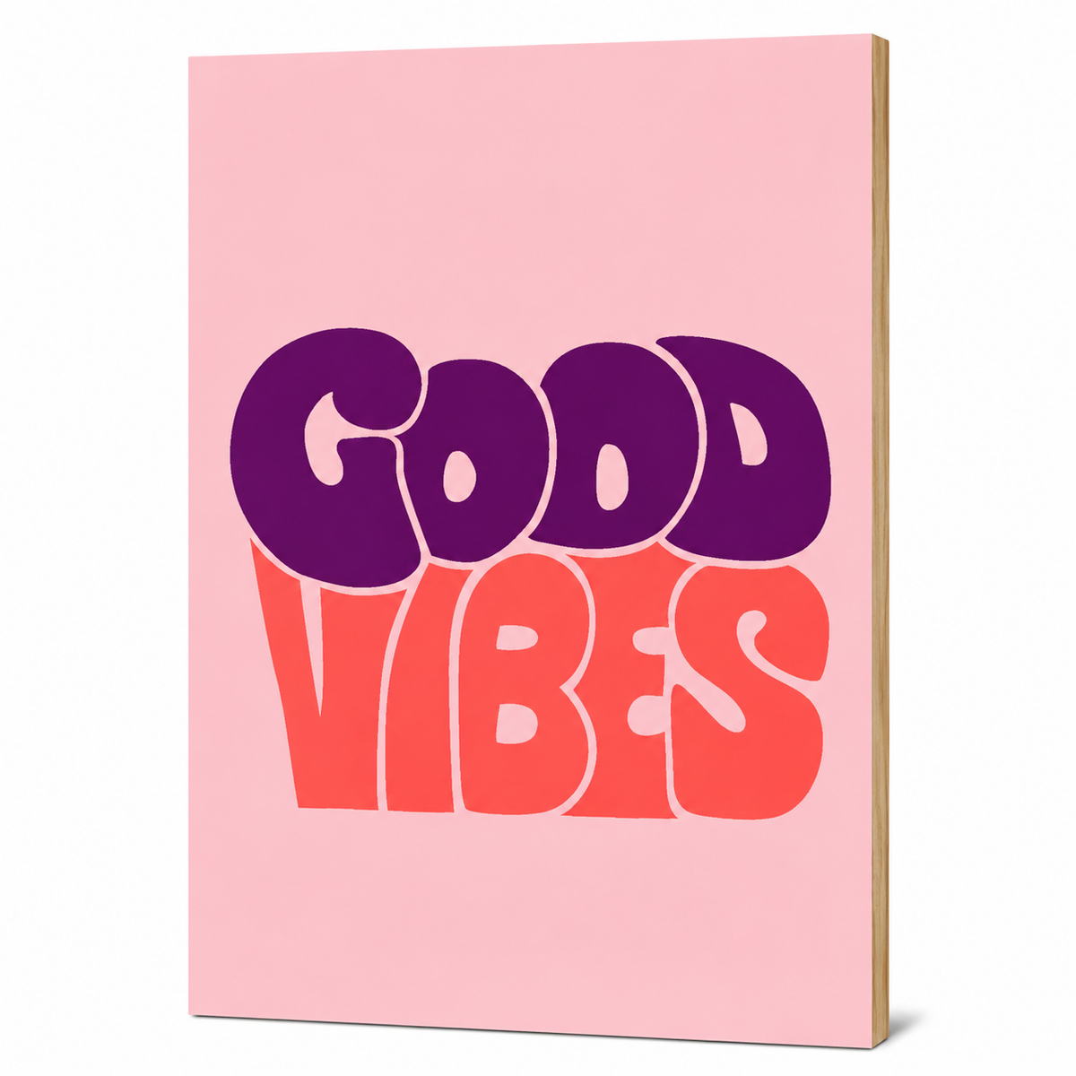 Good Vibes Wall Plank