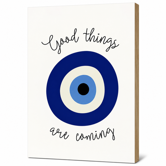 Good Things Are Coming Wall Plank