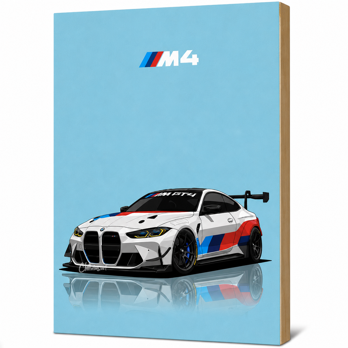 BMW M4 Wall Plank