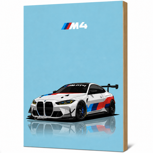 BMW M4 Wall Plank