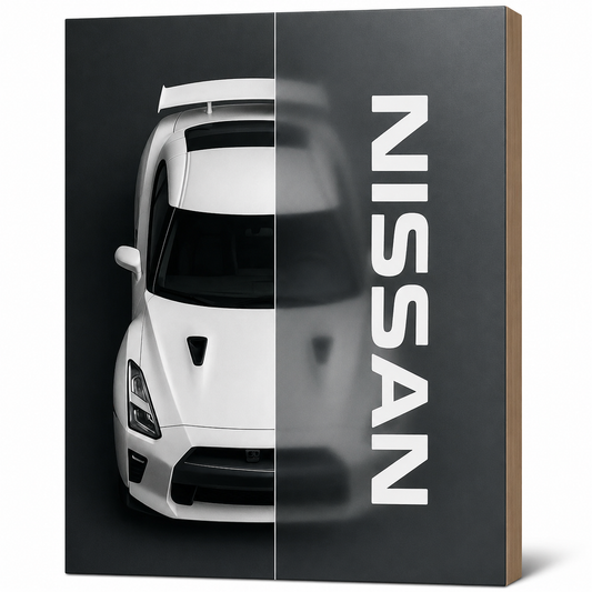 Nissan Sports Car Wall Plank