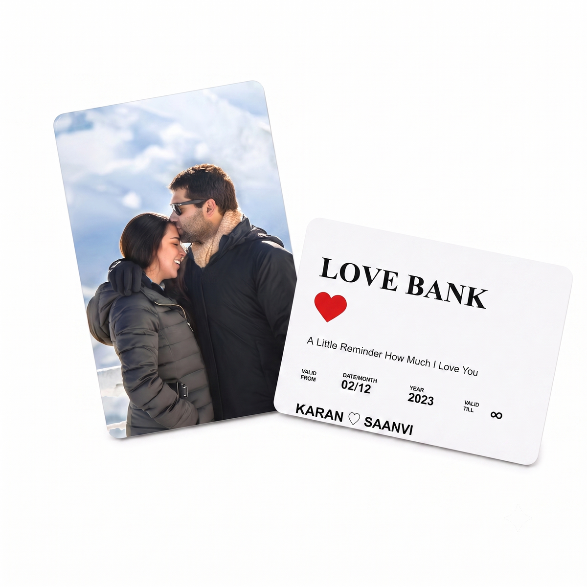 Love Bank- Personalised Premium PVC Wallet Card