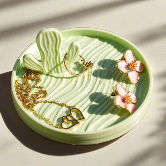 3D Printed Cactus Jewelry Tray & Catch-All Organizer