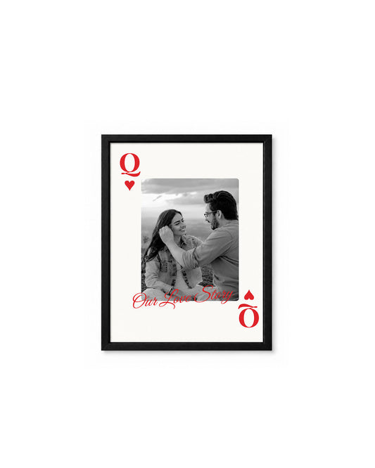 Classic Playing Card- Personalised Photo Frame